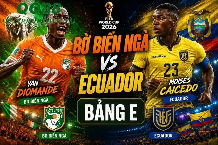 Màn so tài giữa Bờ Biển Ngà vs Ecuador dự kiến sẽ cực kỳ kịch tính và hấp dẫn. Màn so tài giữa Bờ Biển Ngà vs Ecuador dự kiến sẽ cực kỳ kịch tính và hấp dẫn.